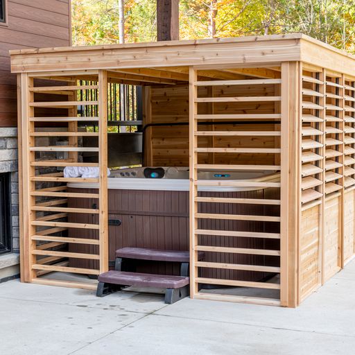 Pure Cube Gazebo Red Cedar