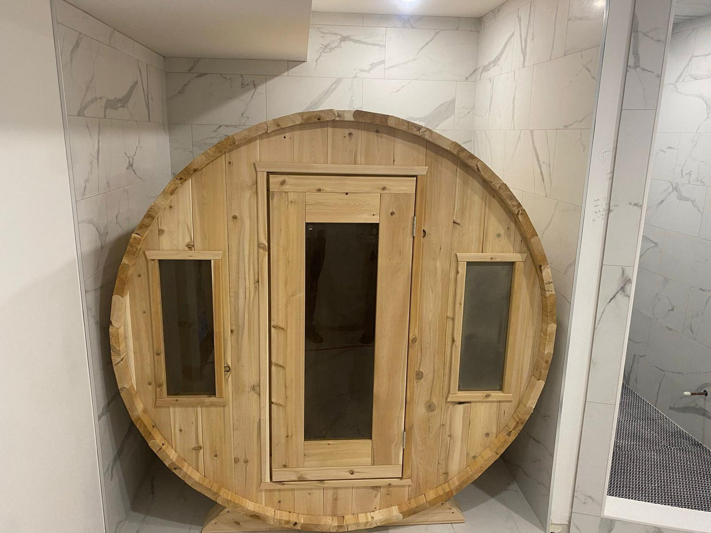 Sauna White Cedar Barrel