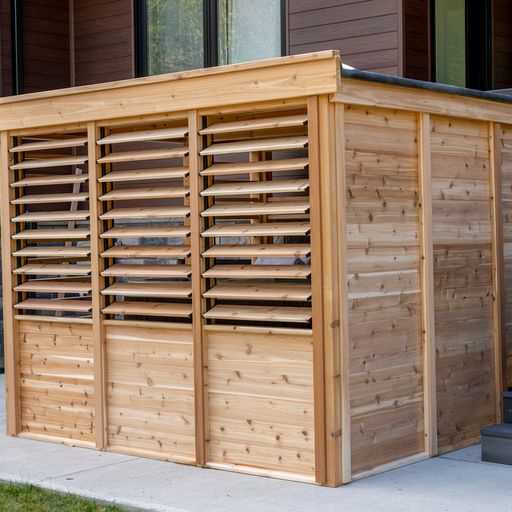 Pure Cube Gazebo Red Cedar