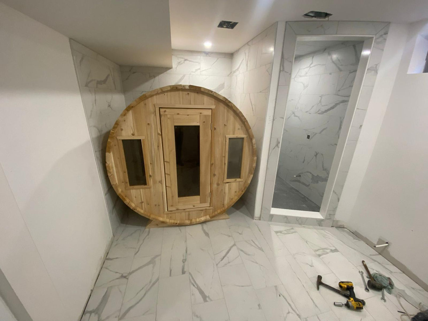 Sauna White Cedar Barrel