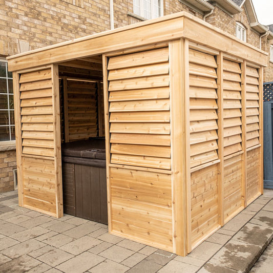 Pure Cube Gazebo Red Cedar