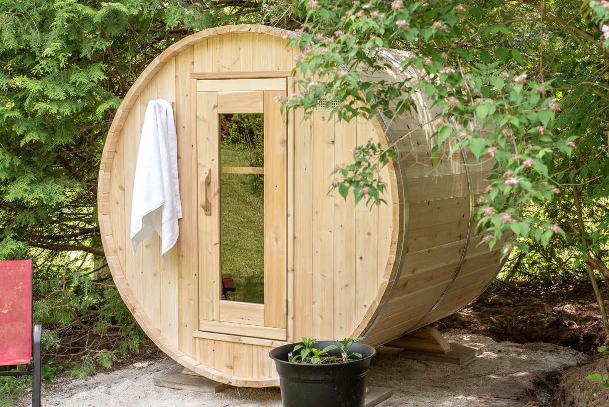 Sauna White Cedar Barrel
