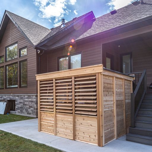 Pure Cube Gazebo Red Cedar
