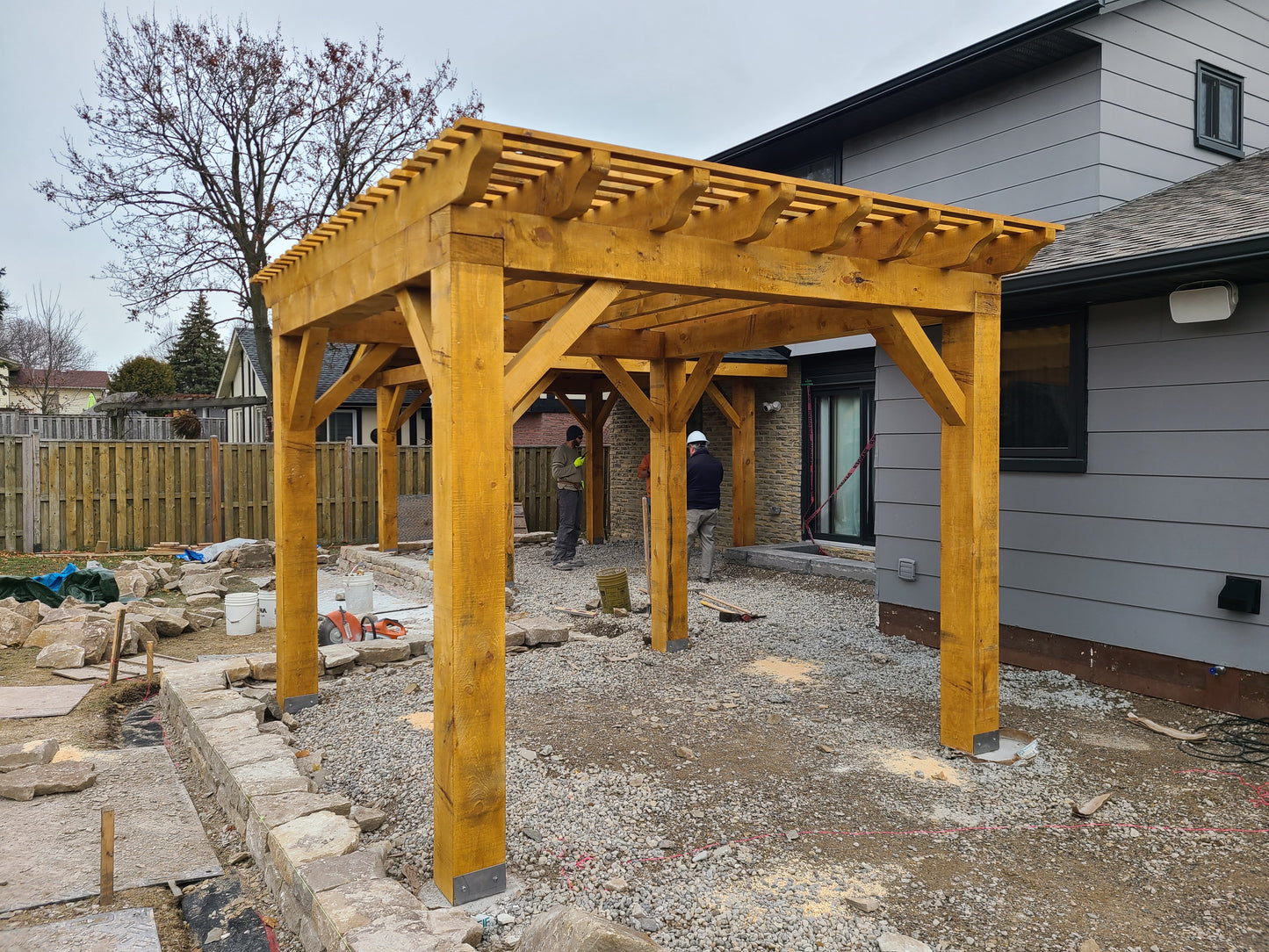 Timber Frame Pergola