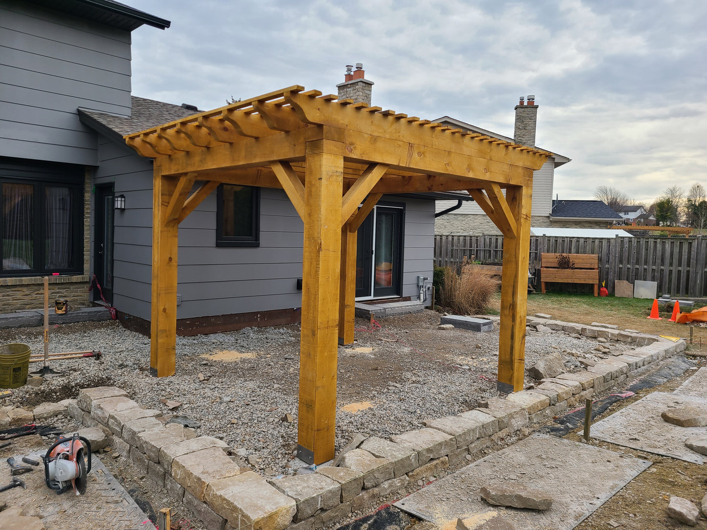 Timber Frame Pergola