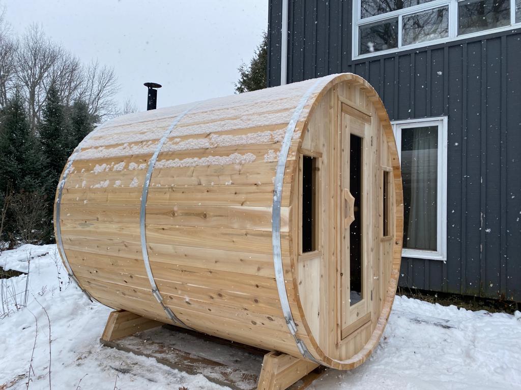 Sauna White Cedar Barrel